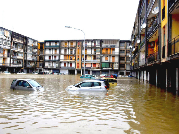 A Catania in 48 ore sono caduti 265 mm di acqua, che normalmente piovono in sei mesi
