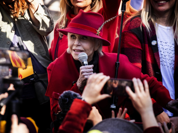 L'attrice e attivista Jane Fonda: ha appena lanciato il 'Jane Fonda Climate Pac'