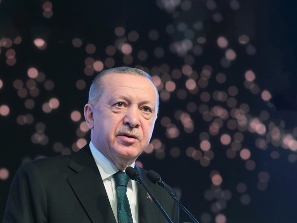 Il presidente della Turchia Recep Tayyip Erdogan.