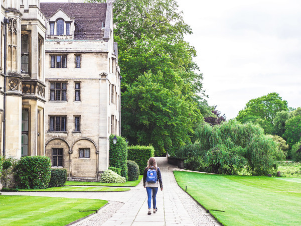 Il King's College dell'Università di Cambridge, in Inghilterra.