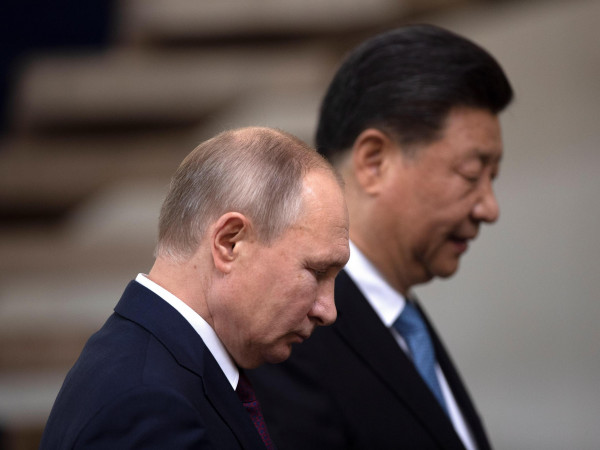 Vladimir Putin e Xi Jinping al XI Summit delle principali economie emergenti del Brics, nella sessione brasiliana del 14 novembre 2019
