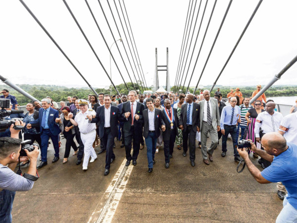 L'inaugurazione del ponte tra Amapà e Guyana