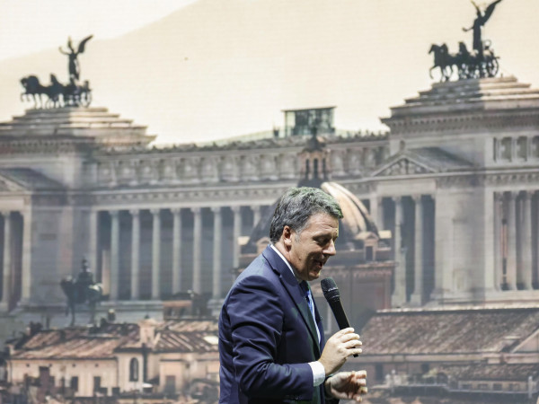 Matteo Renzi durante l'evento Renew Roma il 14 settembre 2022.