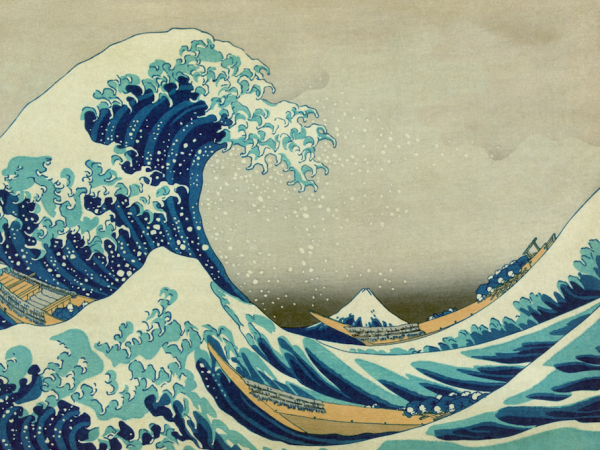 La grande onda di Kanagawa, Katsushika Hokusai