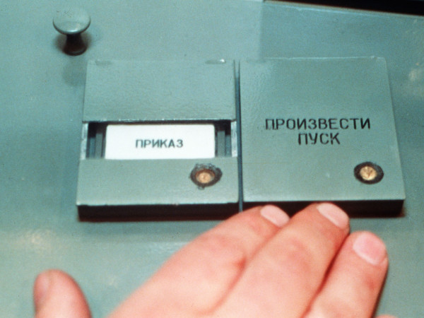 Un dispositivo russo che comanda il lancio di missili balistici intercontinentali in una foto d'archivio.