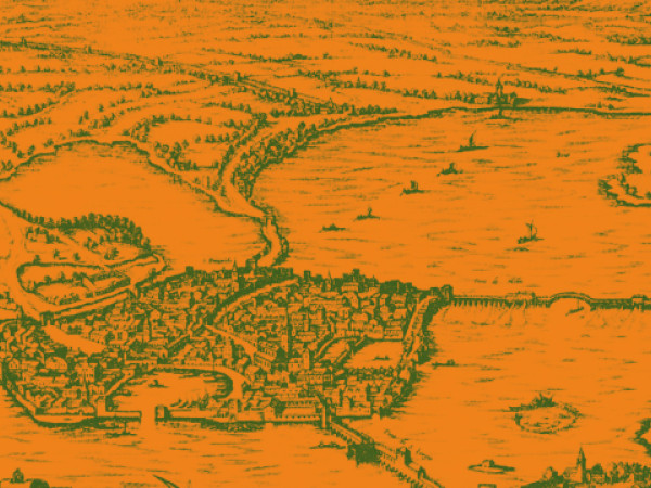 Cartina di Mantova del 1575