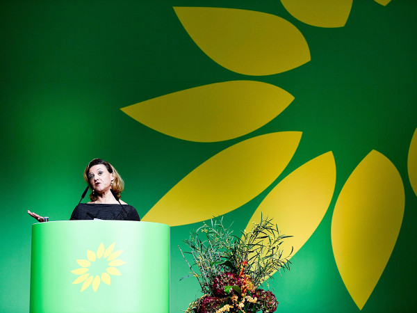 Monica Frassoni, durante l' European Green Party Council di Berlino, il 23 novembre 2018