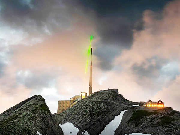 L’esperimento Laser Lightning Rod sul monte Santis in Svizzera