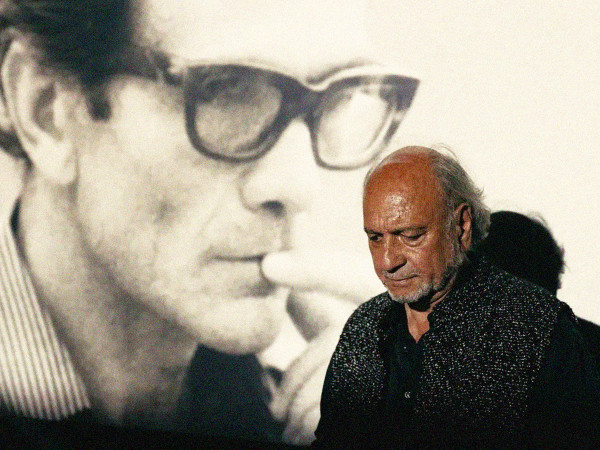 Giancarlo Scarchilli, regista del fim "Pier Paolo Pasolini - Una visione nuova".