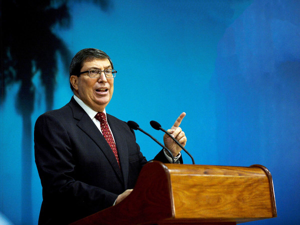 Il ministro degli Esteri cubano Bruno Rodriguez