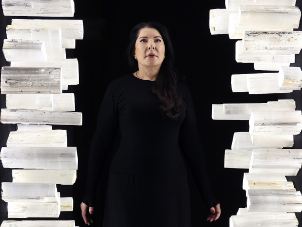Serbian conceptual artist and performer Marina Abramovic poses for photographs during the launch of her exhibit at the Royal Academy of Arts (R&amp;A) in London, Britain, 19 September 2023
