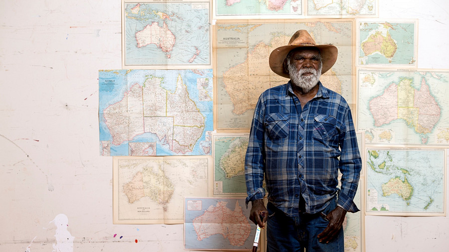 L&rsquo;attivista aborigeno Kunmanara Mike Williams.