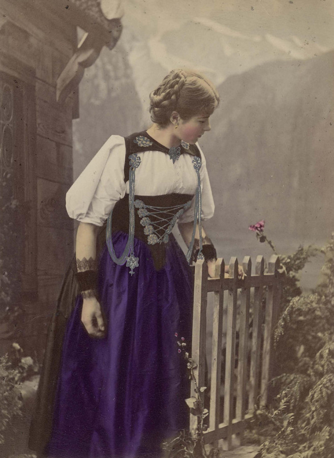 Traugott Richard, Costume bernese, dalla serie Costumes Suisses, 1883 