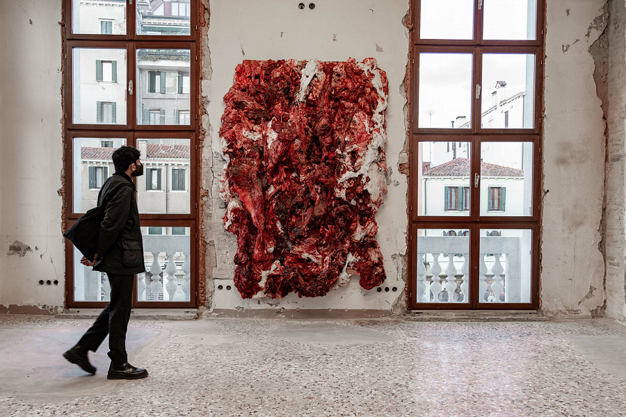 “Internal Objects in Three Parts” (2013-2015), Anish Kapoor. Venezia, Gallerie dell’Accademia - Palazzo Manfrin (Irene Fanizza).