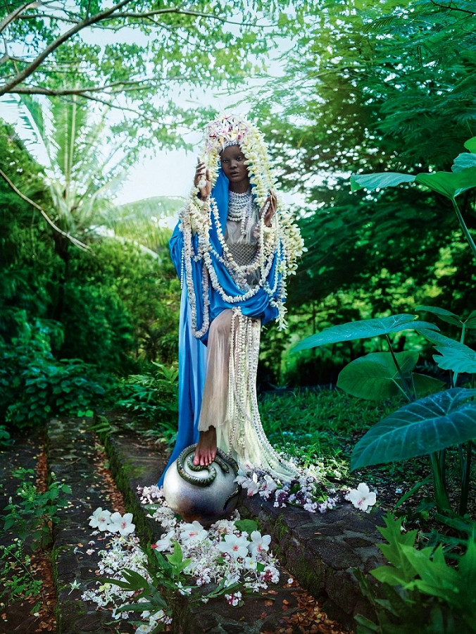 David LaChapelle, Our Lady of the Flowers, Hawaii 2018 &copy; David LaChapelle 