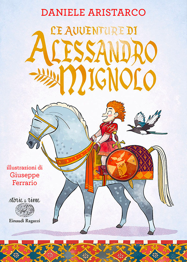 Copertina del libro “Le avventure di Alessandro Mignolo” di Daniele Aristarco (Einaudi Ragazzi)