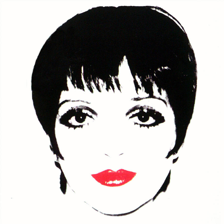Warhol_Liza Minnelli white ground, 1978_Collezione Rosini Gutman