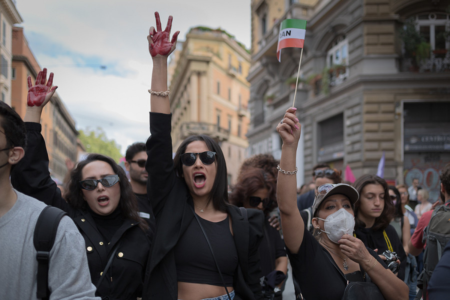 Manifestazione a Roma, primo ottobre 2022