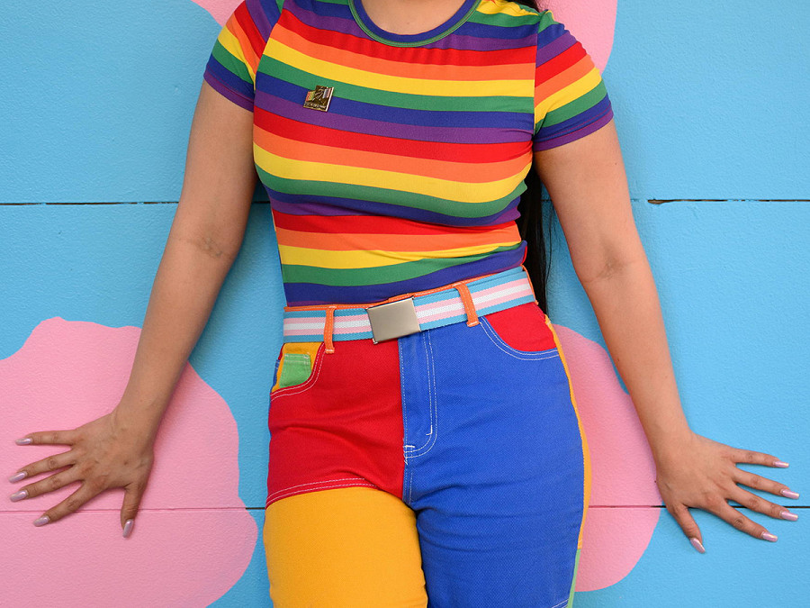 Sydney (Australia). La dj transgender Victoria Anthony posa per una fotografia durante il lancio del WorldPride 2023 in programma dal 17 febbraio al 5 marzo.