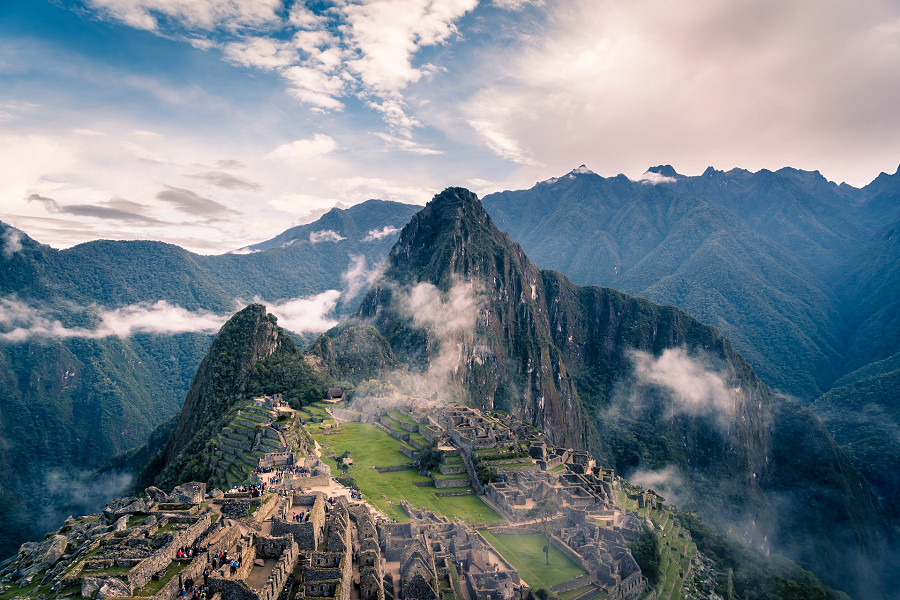 Il sito archeologico di Machu Picchu è uno 
 dei patrimoni dell'umanità stilati dall'UNESCO 