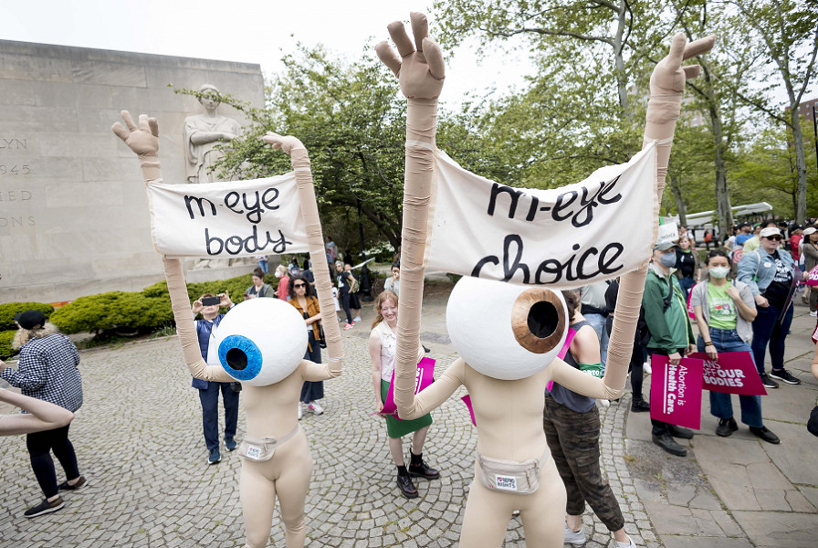 Aborto: una protesta pro-choice per le strade di New York