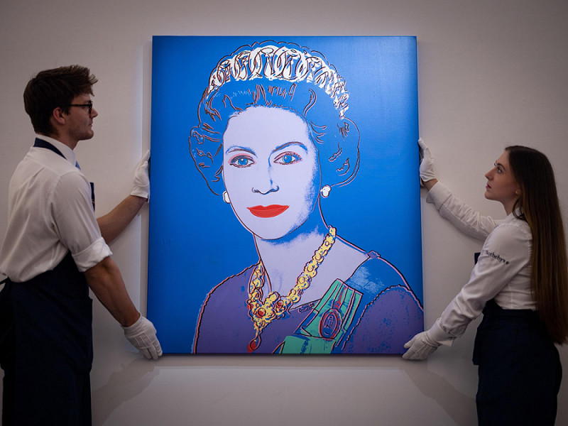 'Reigning Queens: Queen Elizabeth II of the United Kingdom' by Andy Warhol (1985).