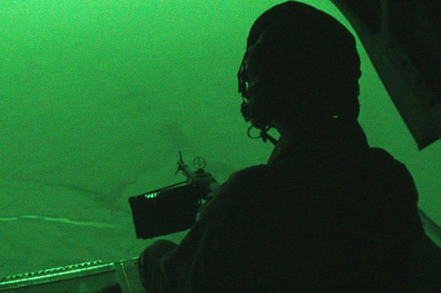Squadrone della Sas durante un raid notturno in Afghanistan