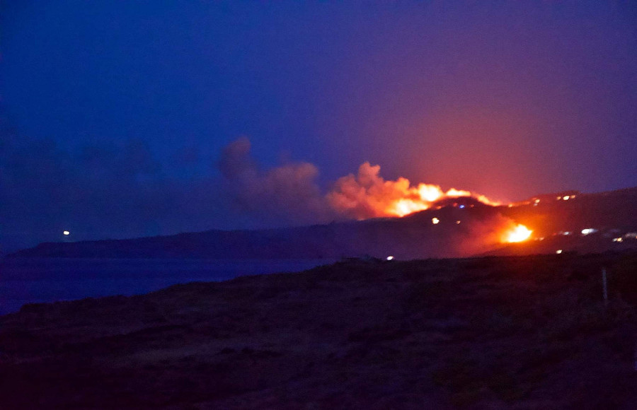 L'incendio sull'isola di Pantelleria domato nella mattinata del 18 agosto 2022