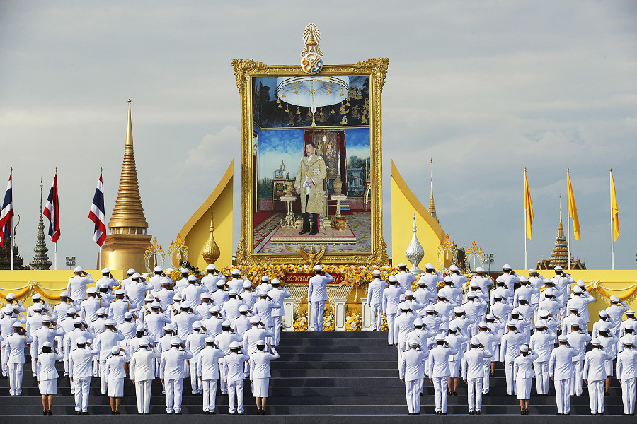 Le celebrazioni per il 70° compleanno del re Maha Vajiralongkorn, il 28 luglio 2022.