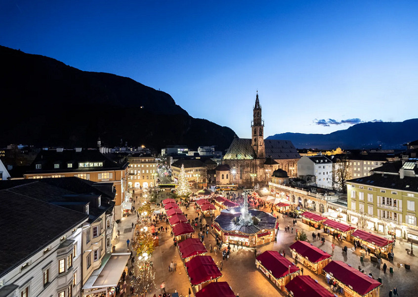 Piazza Walther e Parco di Natale, Bolzano 
