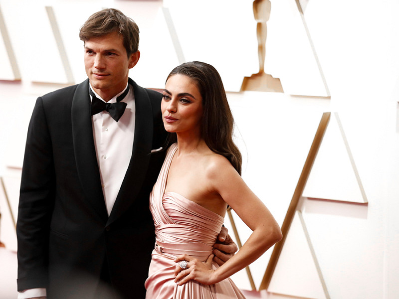 Ashton Kutcher e Mila Kunis agli Oscar 2022