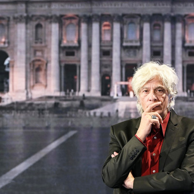 Pietro Orlandi, fratello di Emanuela Orlandi, durante la trasmissione Rai Porta a Porta condotta da Bruno Vespa, Roma, 10 gennaio 2023