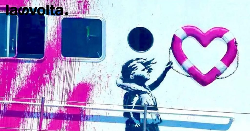 La nave salva vite di Banksy: ecco la sua storia