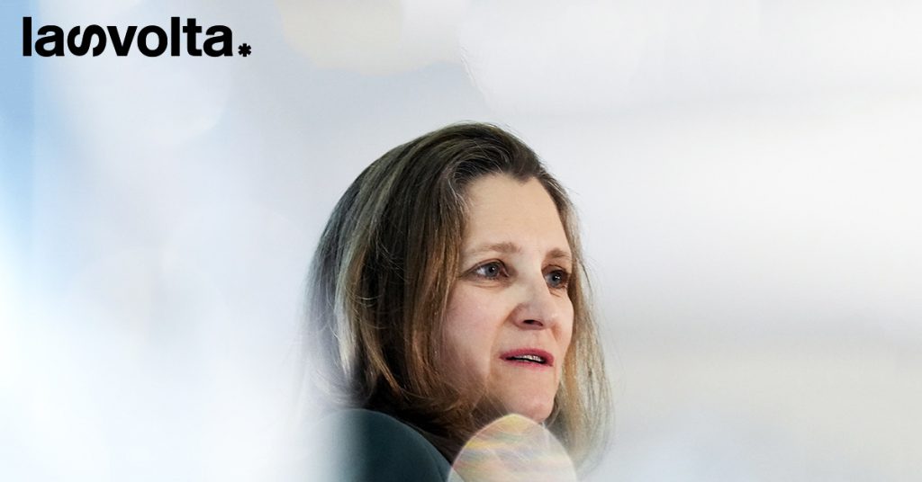 Chi è Chrystia Freeland, possibile candidata per la segreteria Nato?