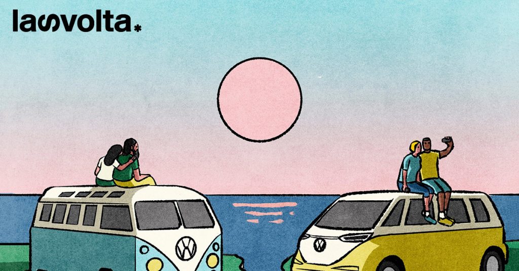 Il furgoncino hippie è elettrico
