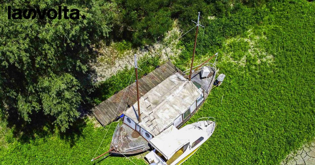 Il Po in secca minaccia la sicurezza alimentare della Pianura Padana